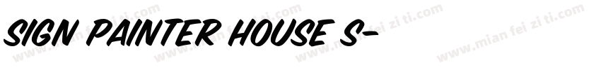Sign Painter House S字体转换